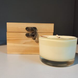ScentAura Wooden Decorative Gift Candle